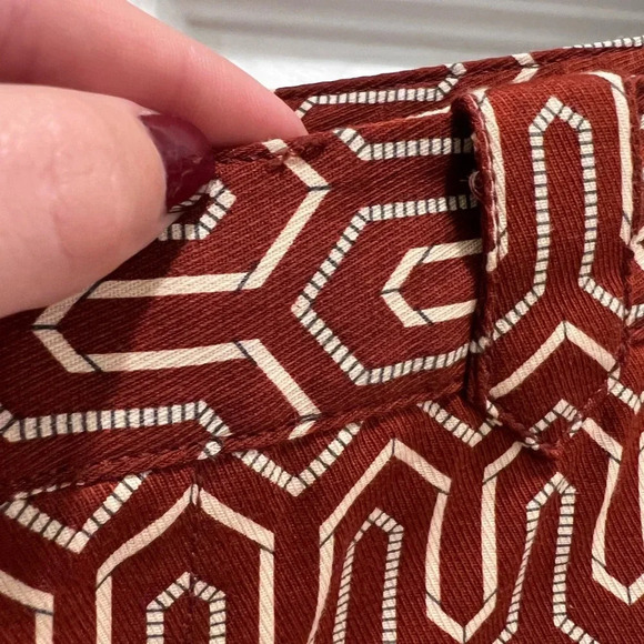 Anthropologie Cartonnier Charlie Geometric Print Trouser - Picture 6 of 11